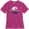 Carhartt Loose Fit Heavyweight Faded C Graphic Damer T-shirt