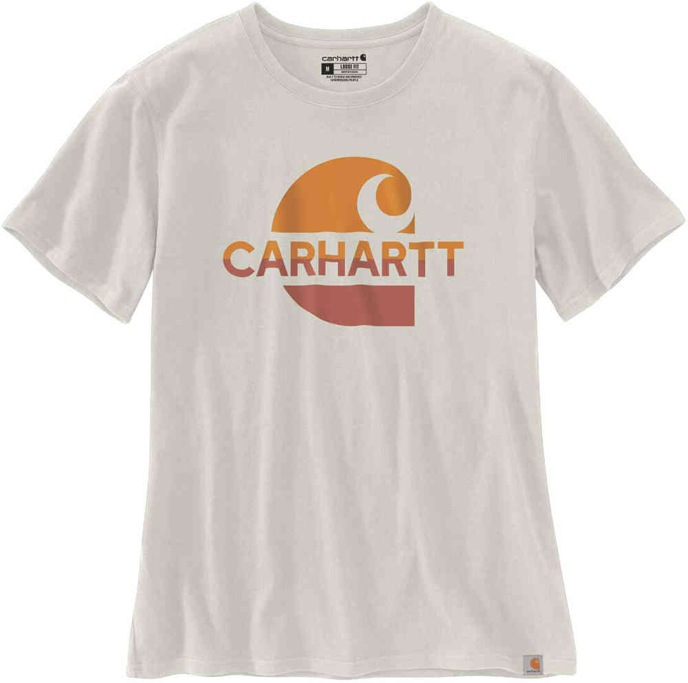 Carhartt Loose Fit Heavyweight Faded C Graphic T-Shirt Femme