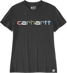 Carhartt Relaxed Fit Lightweight Multi Color Logo Graphic Camiseta de damas