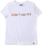 Carhartt Relaxed Fit Lightweight Multi Color Logo Graphic Damer T-shirt