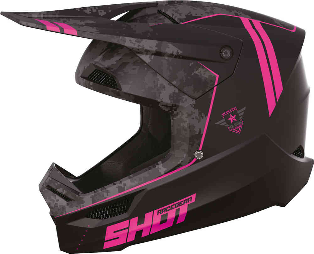 Shot Furious Army Motocross Helm