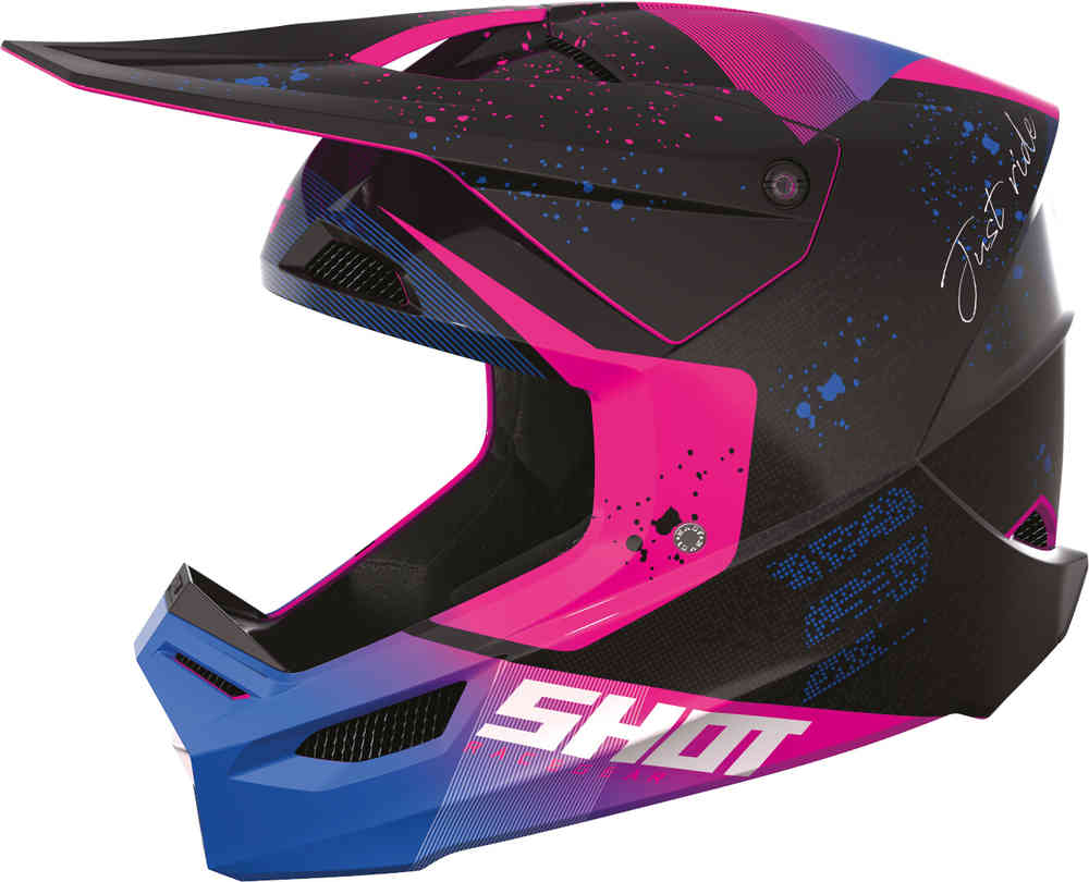Casco de sales motocross rosa