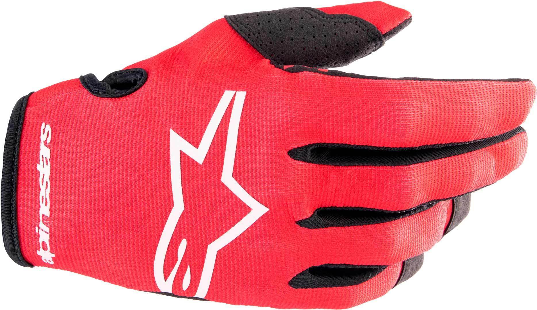 Alpinestars Unisex Kids Red Radar Kids Motocross Gloves, Medium