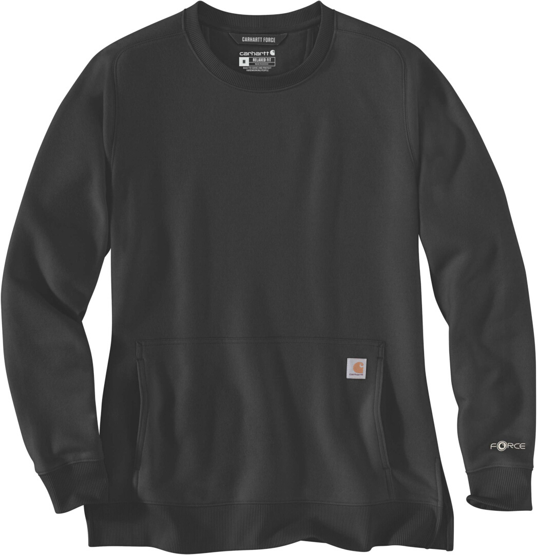 Carhartt Force Relaxed Fit Lightweight Sweatshirt til damer, sort, størrelse S til Kvinder