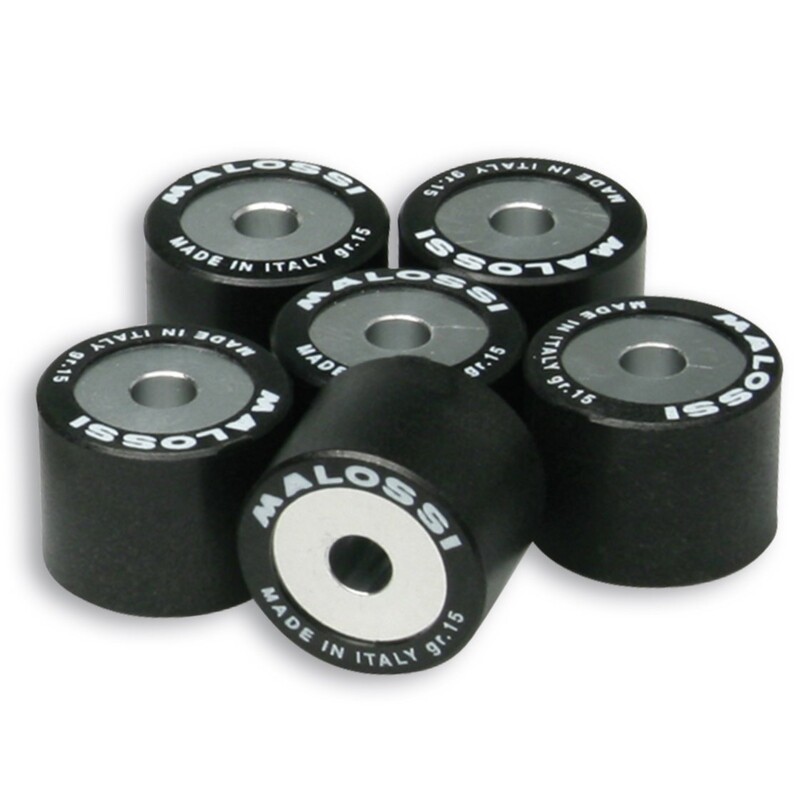 MALOSSI Variator Rollers 23x18mm 17gr - Set of 6