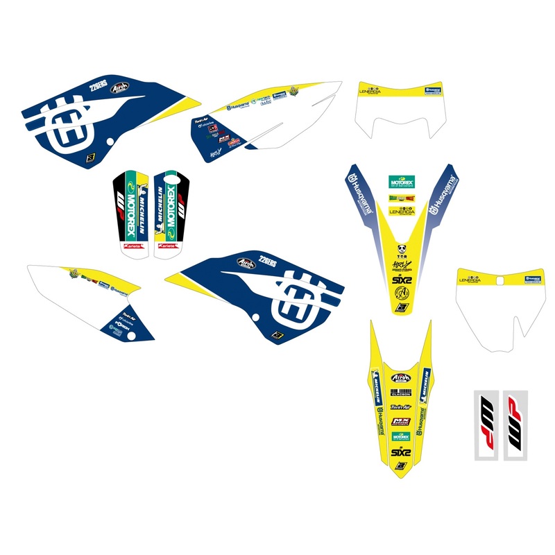 BLACKBIRD Replica Trophy 2021 Complete Kit - Husqvarna TE/FE, black