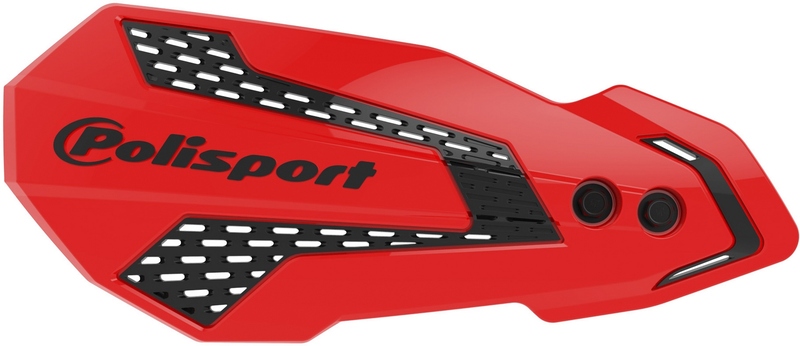 POLISPORT MX Flow Handguards Red / Black - Honda CRF450R / RX, Size 10 mm, black, Size 10 mm