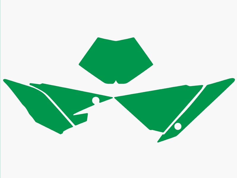 BLACKBIRD Plate Stickers - Beta RR 2T/4T, black