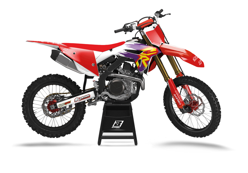 Blackbird Retro Graphic Kit - Honda CRF250/450