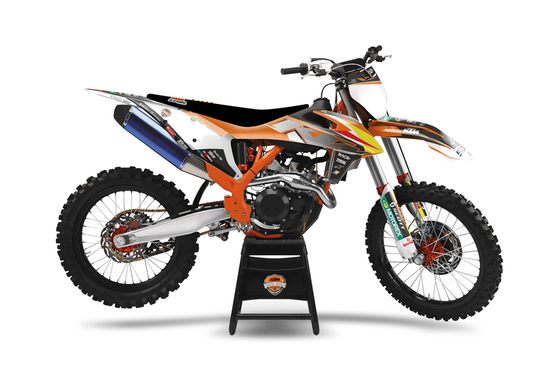 BLACKBIRD Replica Trophy 21 Complete Graphic Kit - KTM EXC/SX-SXF, black