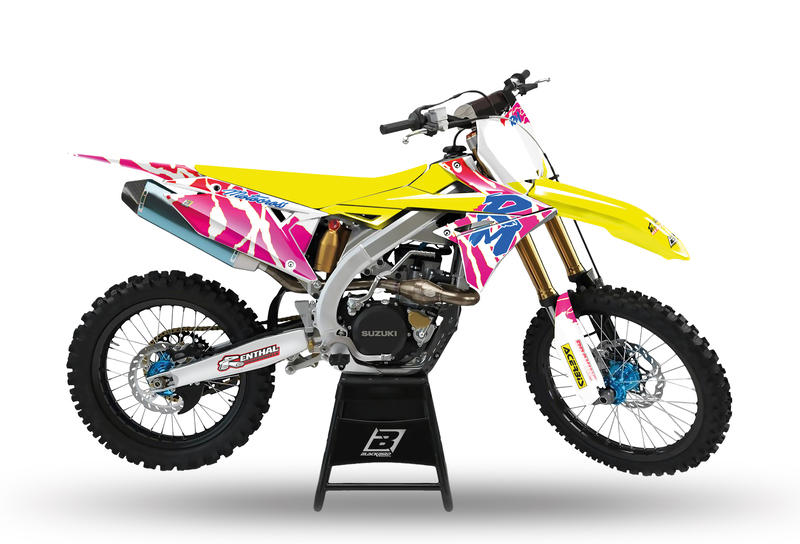 Blackbird Retro Complete Graphic Kit - Suzuki RM 125/250