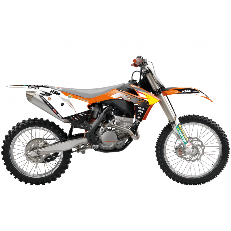BLACKBIRD Replica Trophy 21 Graphic Kit - KTM EXC/SX-SXF, black