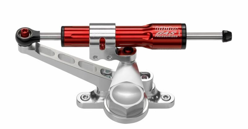 BITUBO Steering Damper Kit - Red, black, black