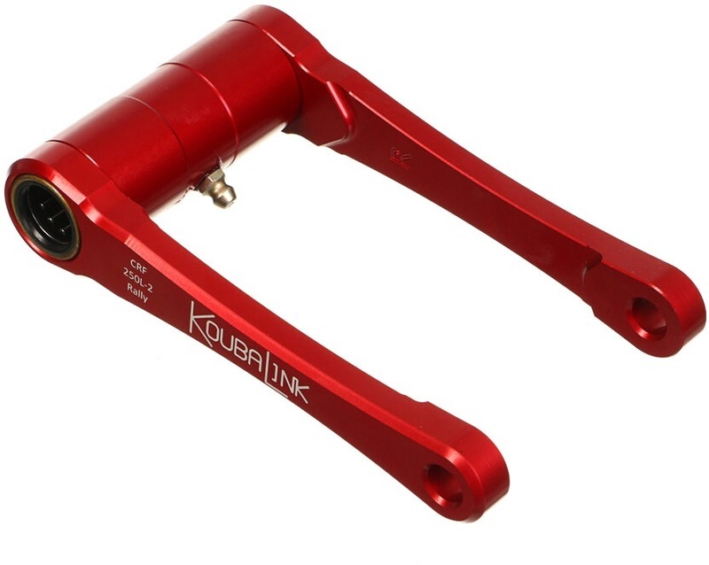 KOUBALINK Kit de rabaissement de selle (44.5 mm) rouge - Honda CRF250L Rally