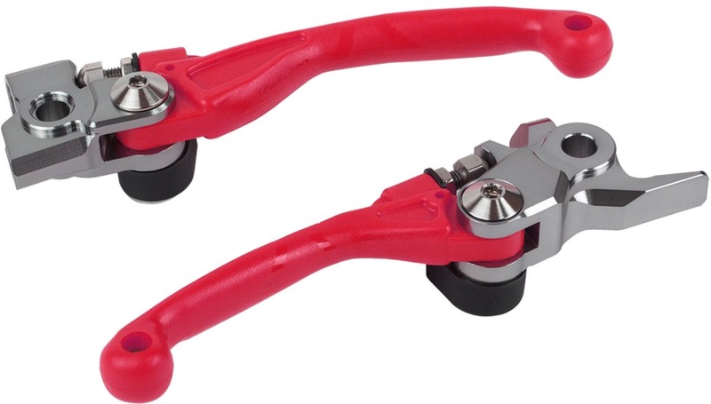 POLISPORT Jeu de leviers Pivor Incassable rojo - Honda