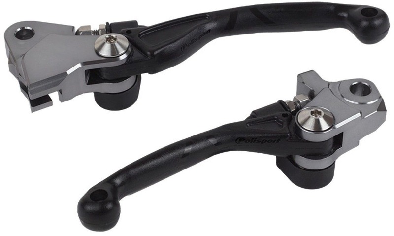 POLISPORT Jeu de leviers Pivor Incassable noir - Suzuki RMZ250 / 450