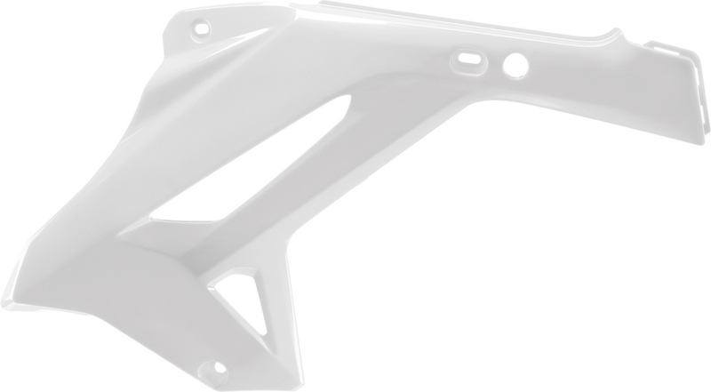 POLISPORT Ouïes de radiateur MX Restyling blanc - Honda CR125 / 250, taille 10 mm