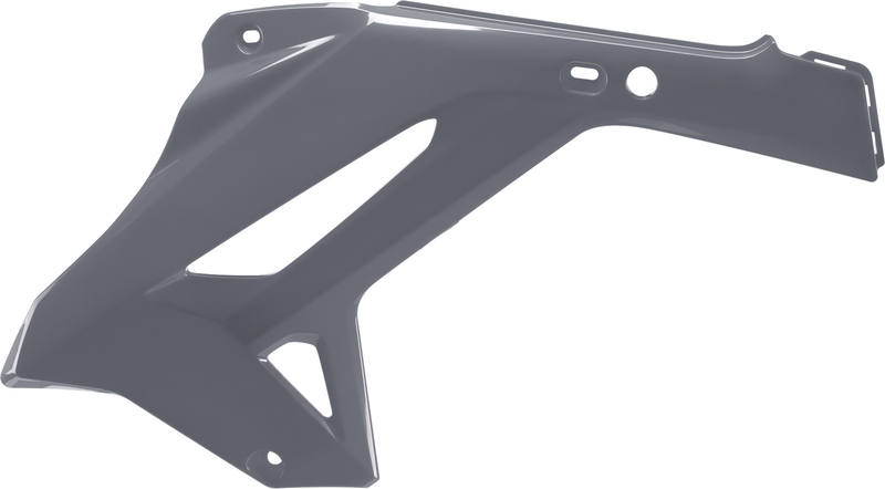 POLISPORT Ouïes de radiateur MX Restyling gris - Honda CR125 / 250, taille 10 mm