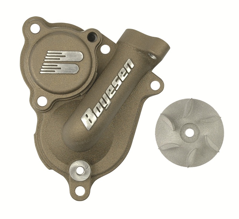 BOYESEN Water pump cover with impeller - Honda CRF450R