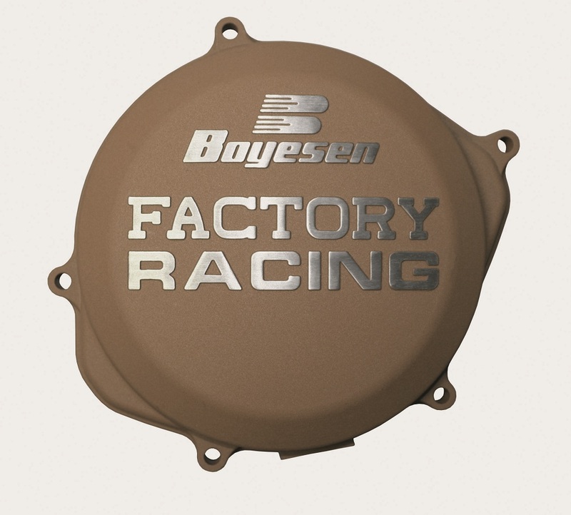 Boyesen Couvercle de carter d'embrayage Factory Racing magnésium Yamaha YZ250