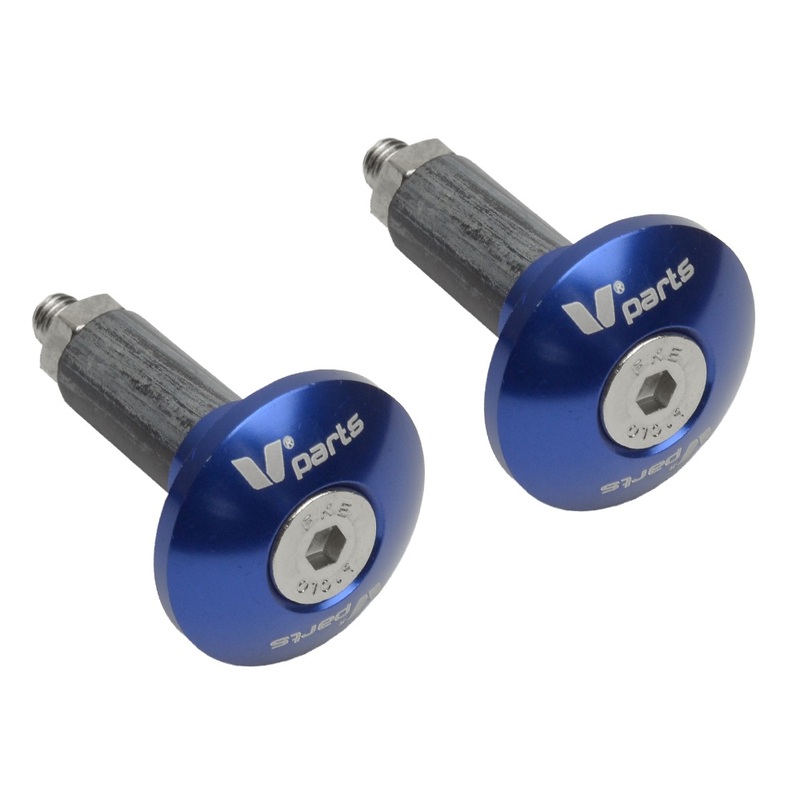 V PARTS V-PARTS Bar End Ø12-18mm Blue