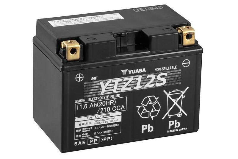Image of YUASA YuaSA Batteria YUASA W/C Attivata in fabbrica senza manutenzione - YTZ12S Batteria AGM ad alte prestazioni esente da manutenzione