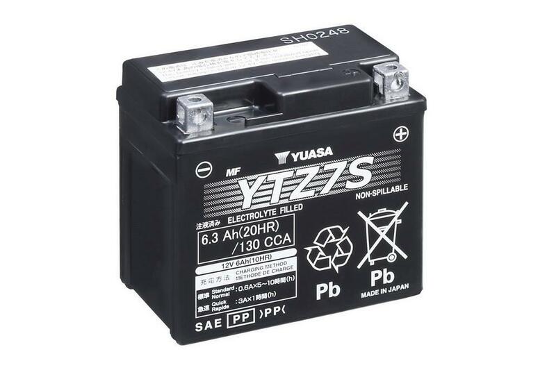 Image of YUASA YuaSA Batteria YUASA W/C Attivata in fabbrica senza manutenzione - YTZ7S Batteria AGM ad alte prestazioni esente da manutenzione
