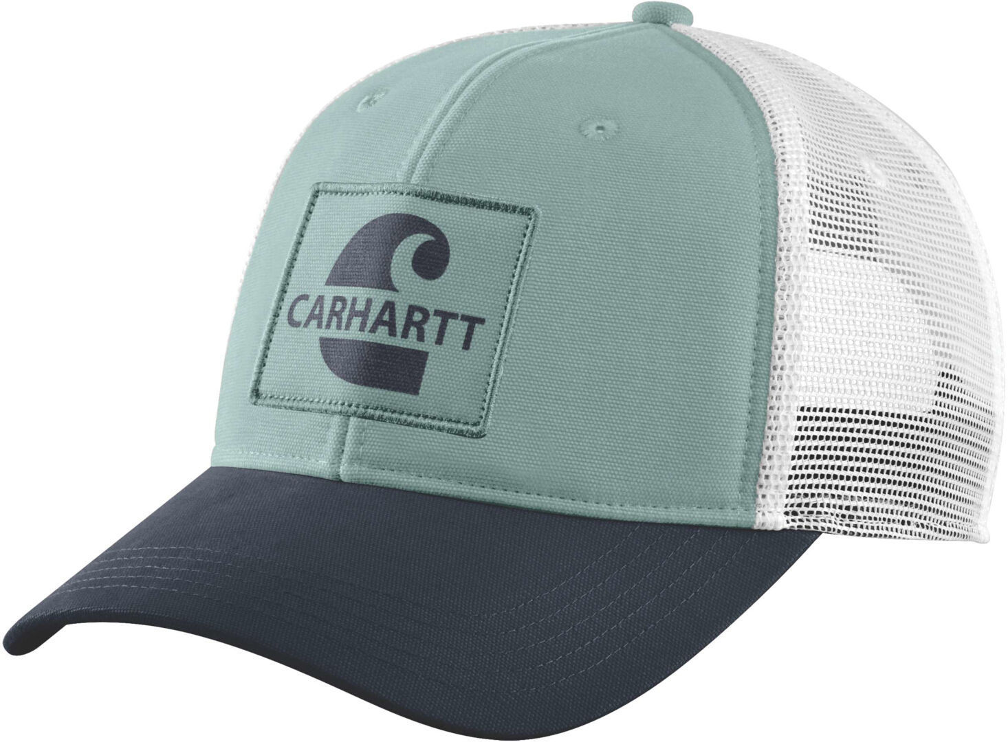 Carhartt Canvas Mesh-Back Core Graphic Casquette, vert