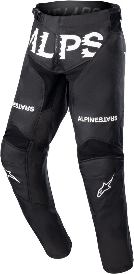 Alpinestars Racer Found Youth Motocross Pants, black-white, Size 24, black-white, Size 24