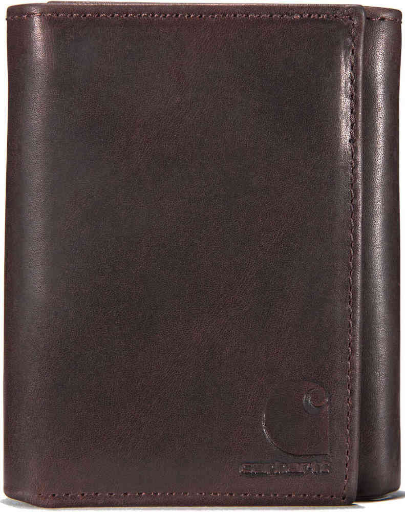 Carhartt Oil Tan Leather Trifold Billetera