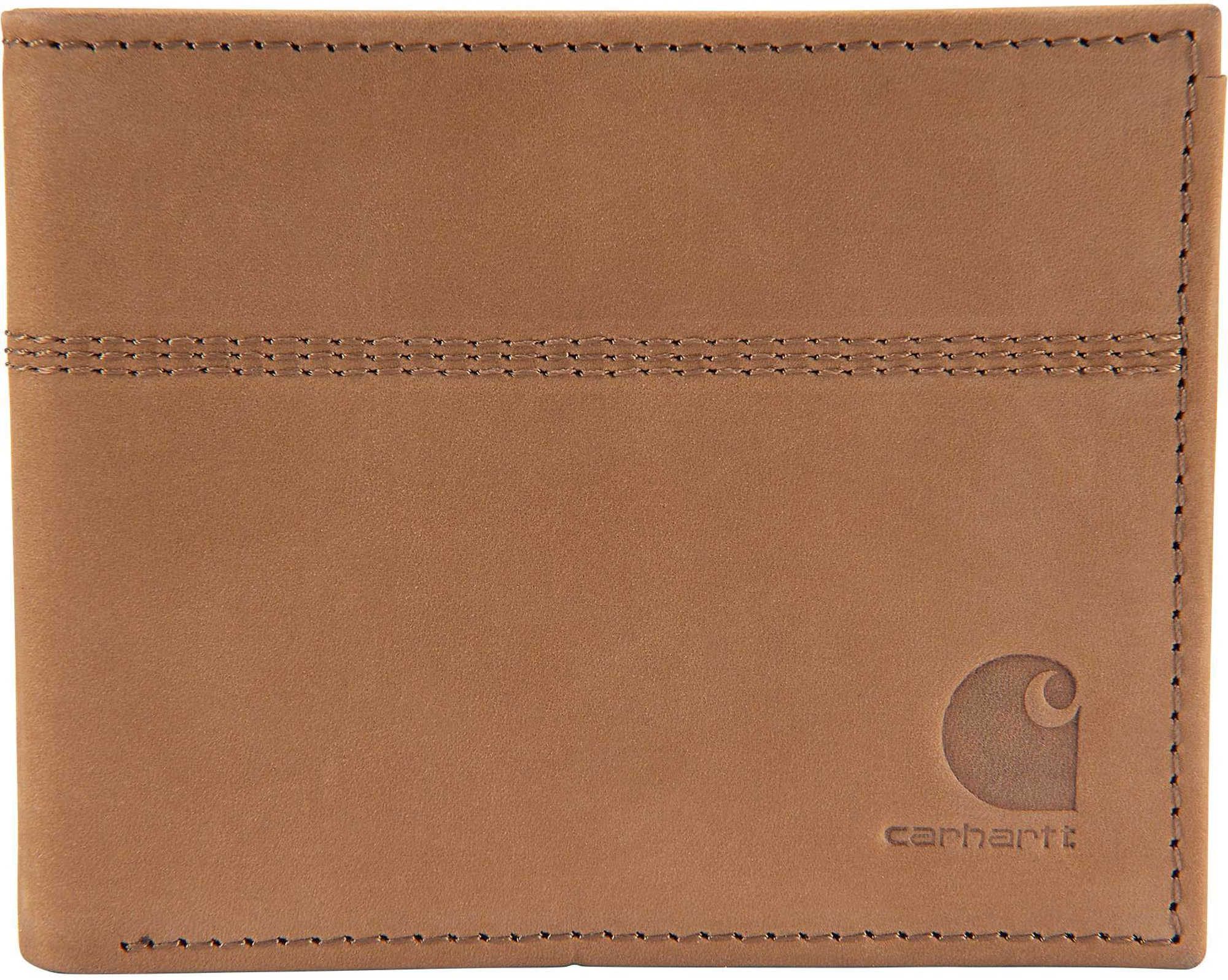 Carhartt Saddle Leather Bifold Wallet, brown for Men-image-1509713877