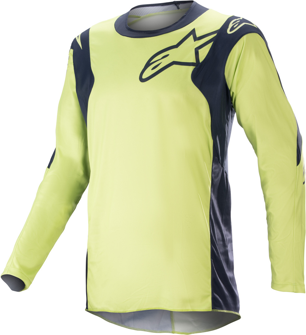 Alpinestars Men's Yellow Racer Hoen Motocross Jersey, Size S For
