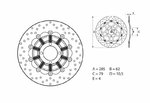 Brembo S.p.A. Serie Oro Round Floating Brake Disc