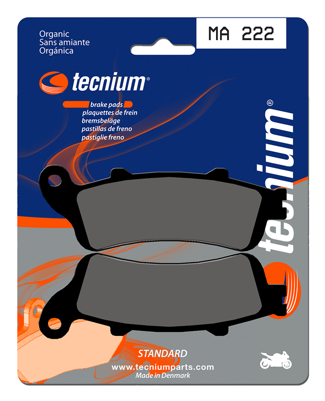 TECNIUM 有机道路刹车片 - MA222