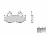 Preview image for Brembo S.p.A. Street Carbon Ceramic Brake pads - 07HO1505
