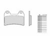 Preview image for Brembo S.p.A. Street Sintered Metal Brake pads - 07BB19SA