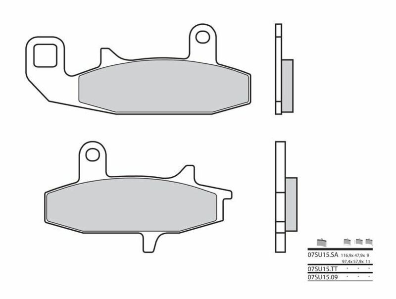 Brembo S.p.A. Maantiejarrupalat hiilikeraamisia - 07SU1509