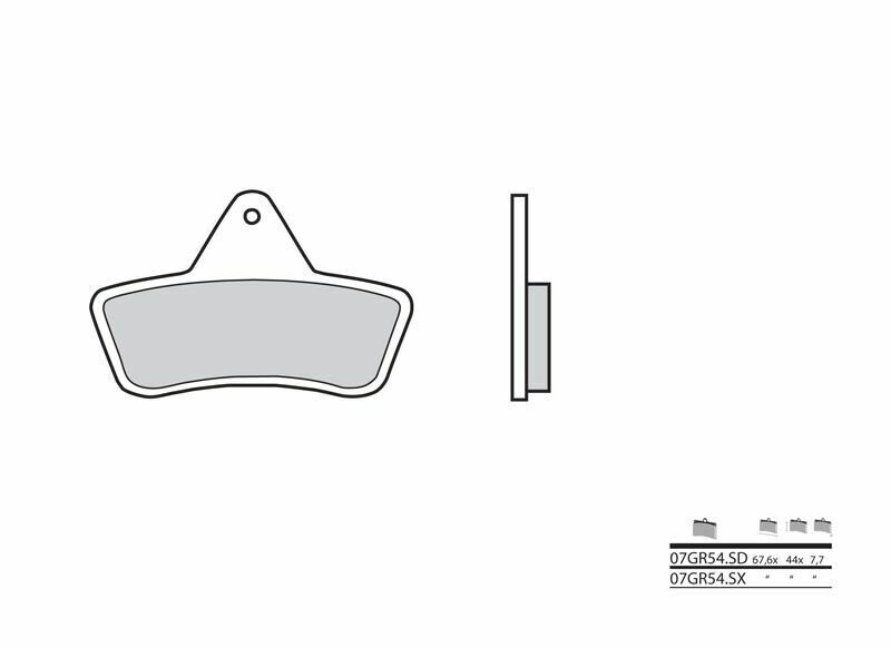 BREMBO Plaquettes de frein BREMBO Off-Road métal fritté