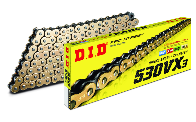 D.i.d Unisex 530Vx3 X-Ring Drive Chain 530