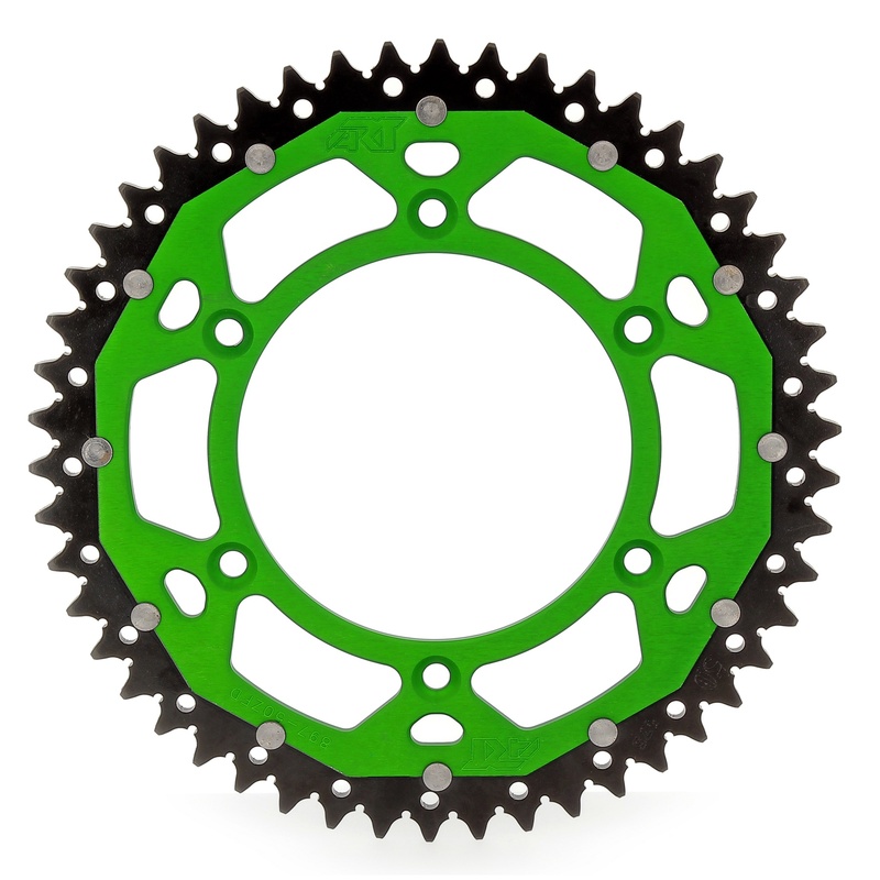 ART Dual-components Aluminium/Steel Ultra-Light Self-Cleaning Rear Sprocket 460 - 520