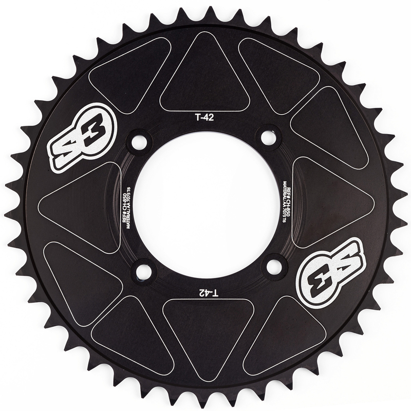 S3 Laser FIM Aluminium Ultra-Light Hard Anodized Rear Sprocket CH-850 - 520
