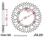 JT SPROCKETS Ultraleichte Aluminiumkrone 251 - 520