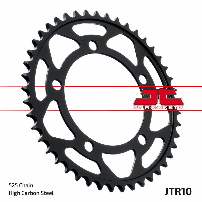 JT SPROCKETS Steel Standard Rear Sprocket 10 - 525, Size 230 mm, Size 230 mm