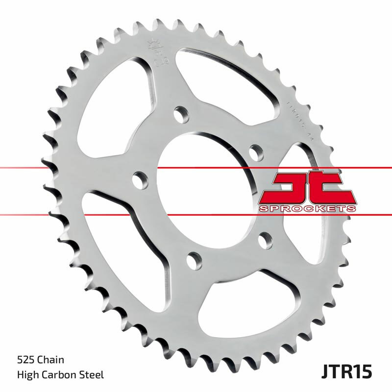 JT SPROCKETS Steel Standard Rear Sprocket 15 - 525