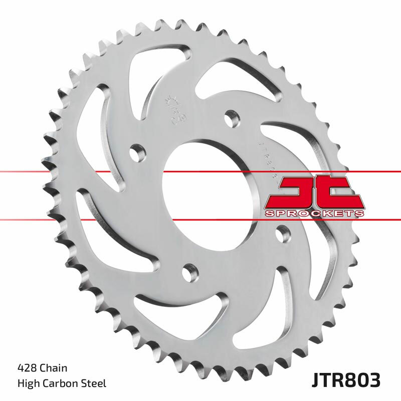 JT SPROCKETS Steel Ultra-Light Hard Anodized Rear Sprocket 803 - 428