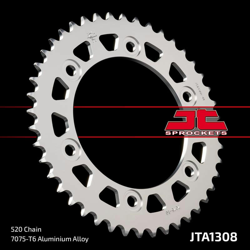 JT SPROCKETS Aluminium Ultra-Light Rear Sprocket 1308 - 520