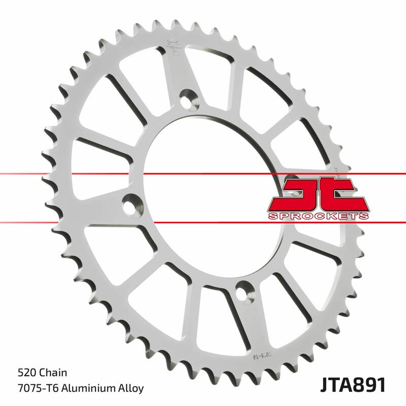 JT SPROCKETS Aluminium Ultra-Light Rear Sprocket 891 - 520