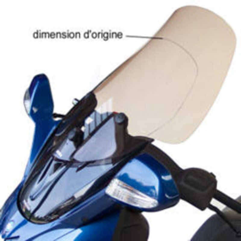V PARTS GT Windshield Clear Piaggio X9 125/250, transparent, transparent