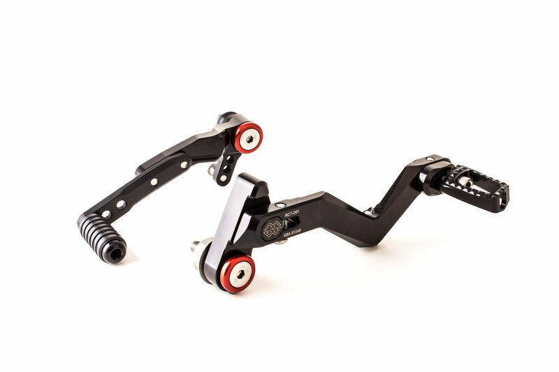 GILLES TOOLING Gear + Brake Lever Kit Titanium Ducati Multistrada 1260