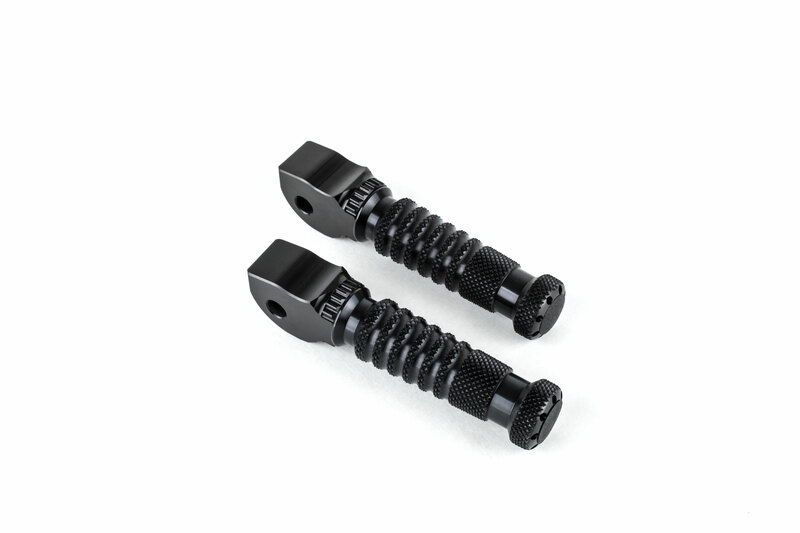 GILLES TOOLING Sport Passenger Footpegs Black Yamaha, black